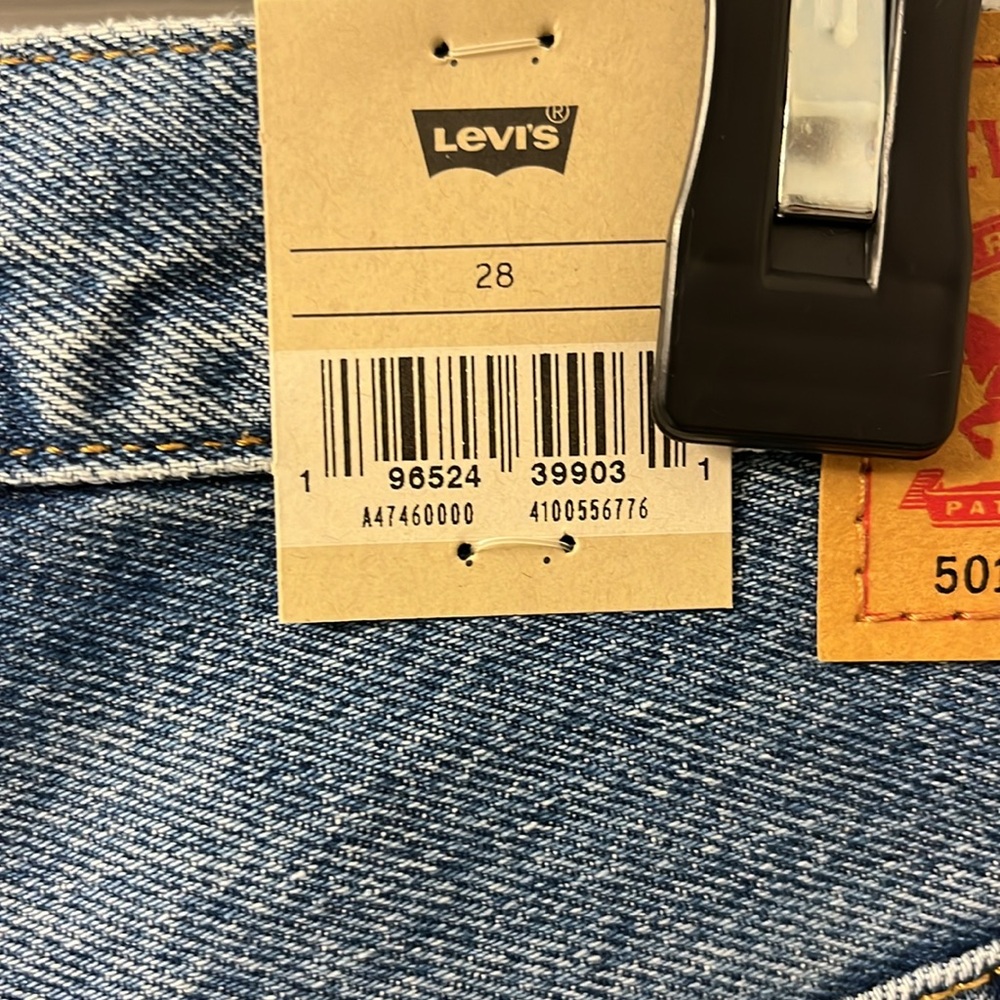 Levi’s 501 Pieced Patchwork Cutoff Denim Shorts S… - image 7